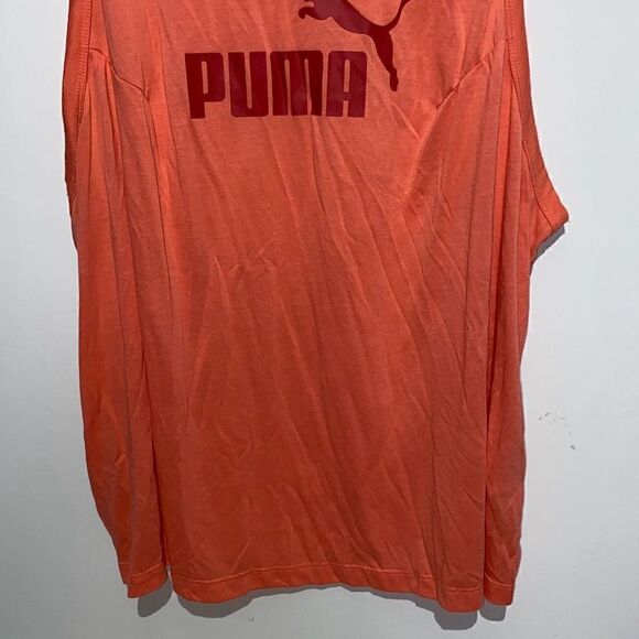 Puma Women's Orange Classic Sleeveless Pullover Tank Top Size XL - Picture 2 of 9